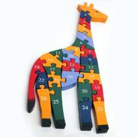 Ahşap Zürafa Puzzle