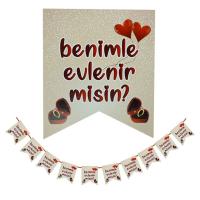 Benimle Evlenir Misin Uzar Yazı Banner