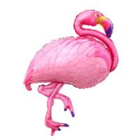 Flamingo Model Folyo Balon Pembe